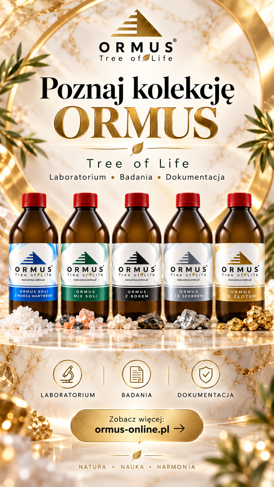 ORMUS: 5 wariantów Tree of Life – skład, surowce, różnice i badania